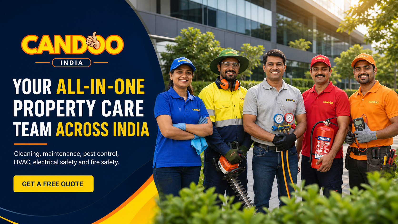 Candoo Crew India — your all-in-one property care team across India